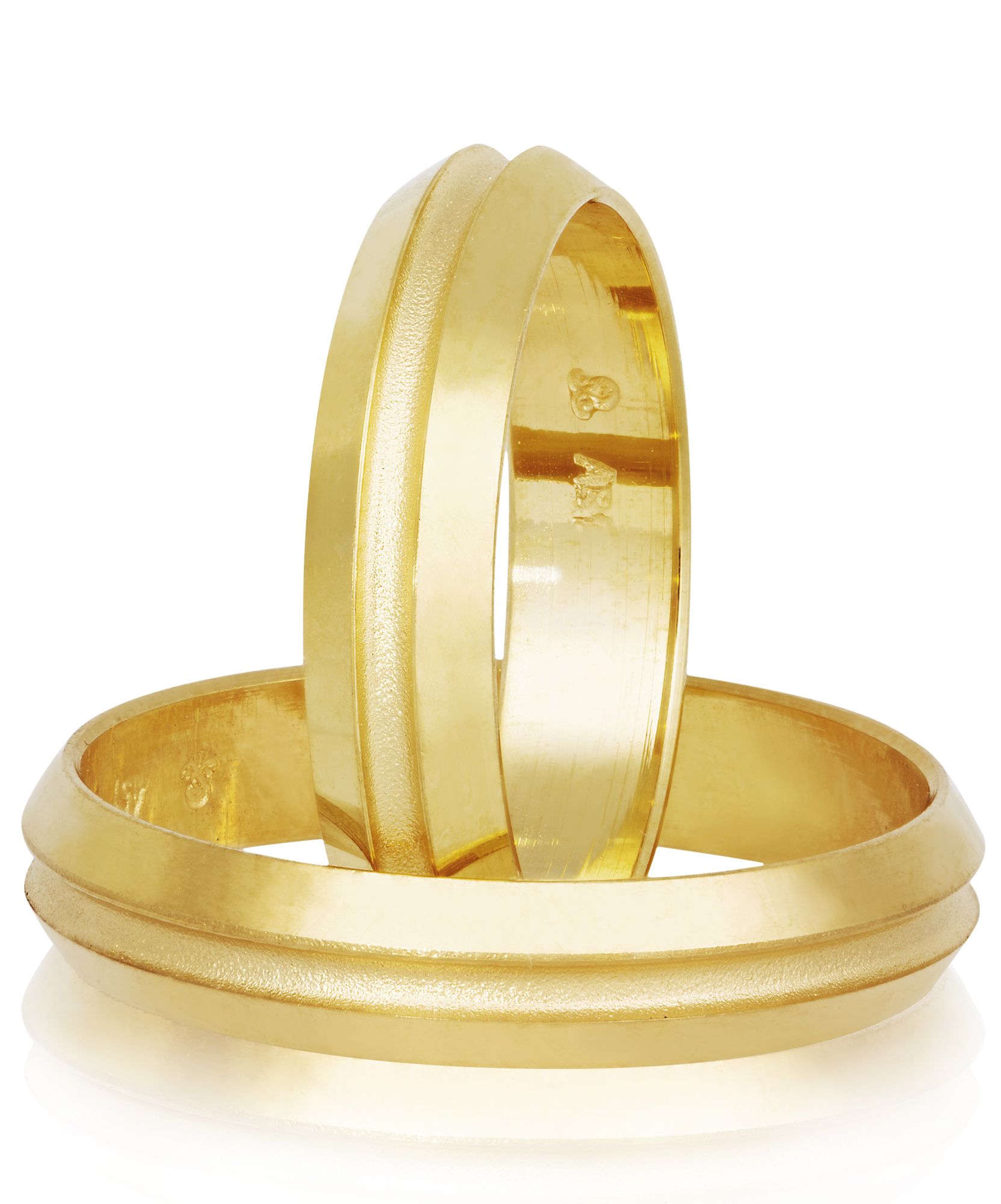 Golden wedding rings 4.5mm (code Sxx6)